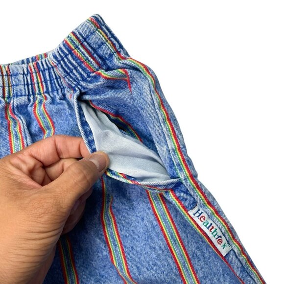 Vintage Healthtex Striped Shorts Toddler Boy Size 5 READ Details - Picture 2 of 8